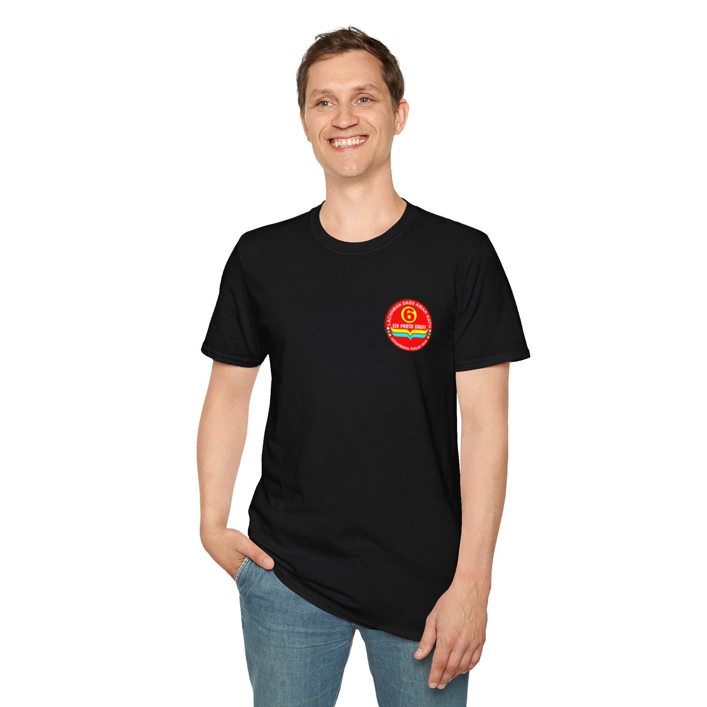 6 Photo Softstyle T-Shirt (black)