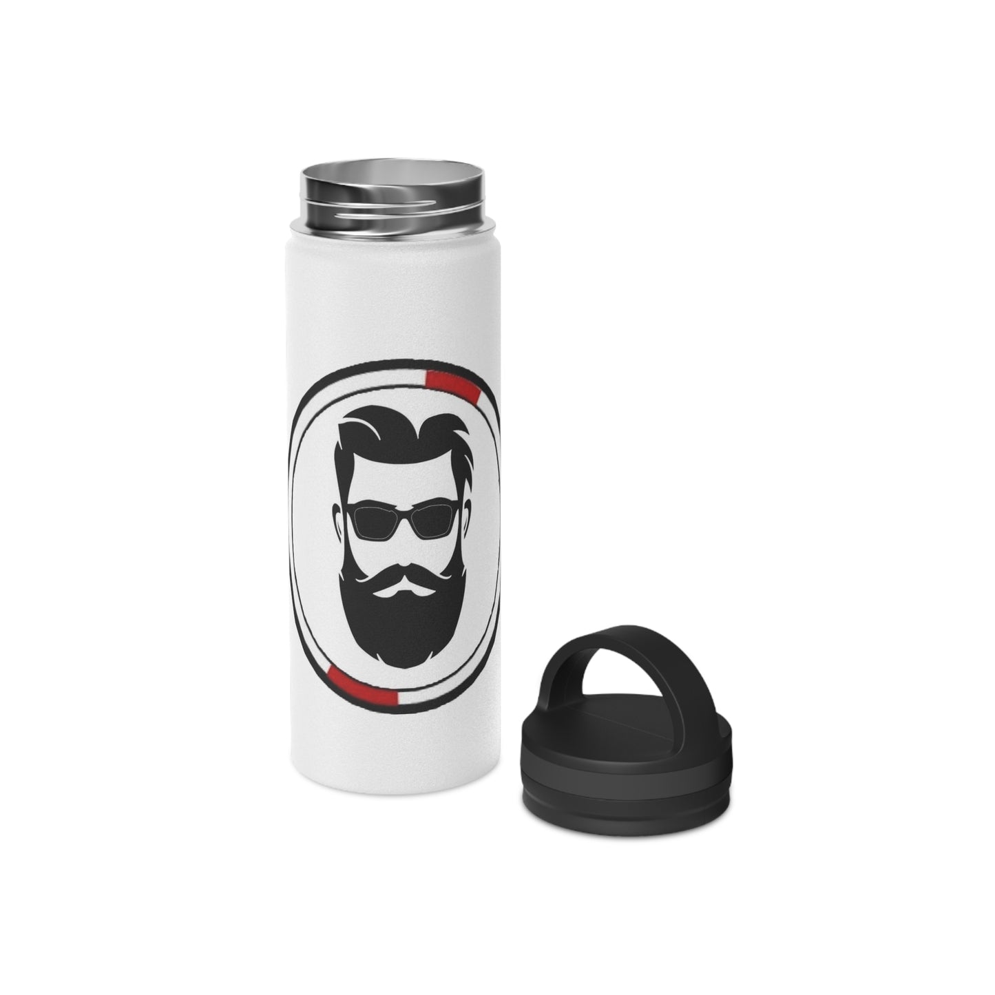 Stainless Steel Water Bottle, Handle Lid