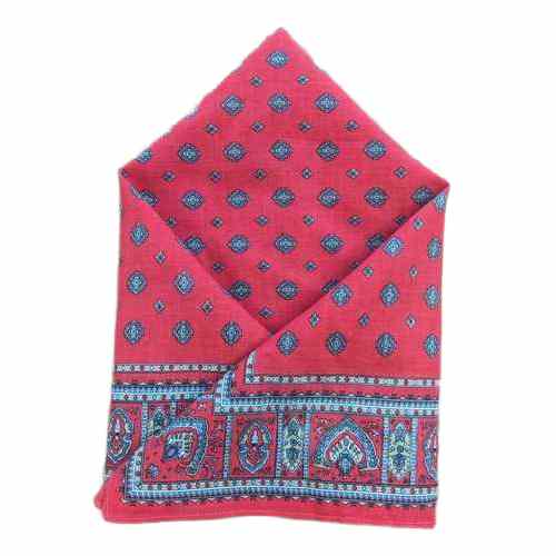 Wilsons Handkerchief - Red Diamond Paisley